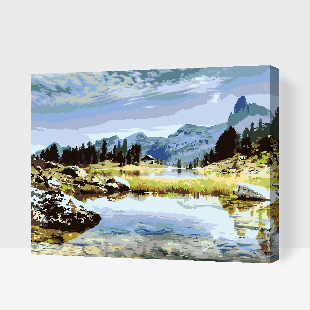 Malování podle čísel - Dolomites